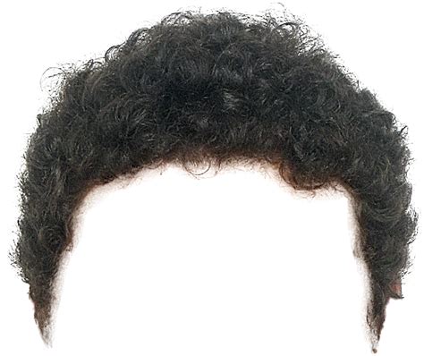 man curly hair png